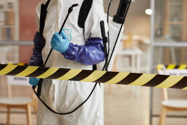 Professional Sewage Cleanup technician working in Aston, PA